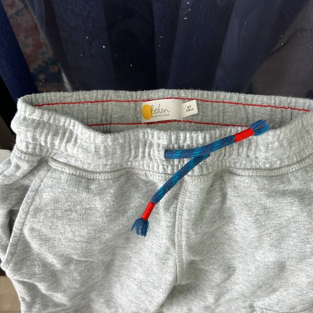 Mini Boden Gray and Blue Casual Bottoms